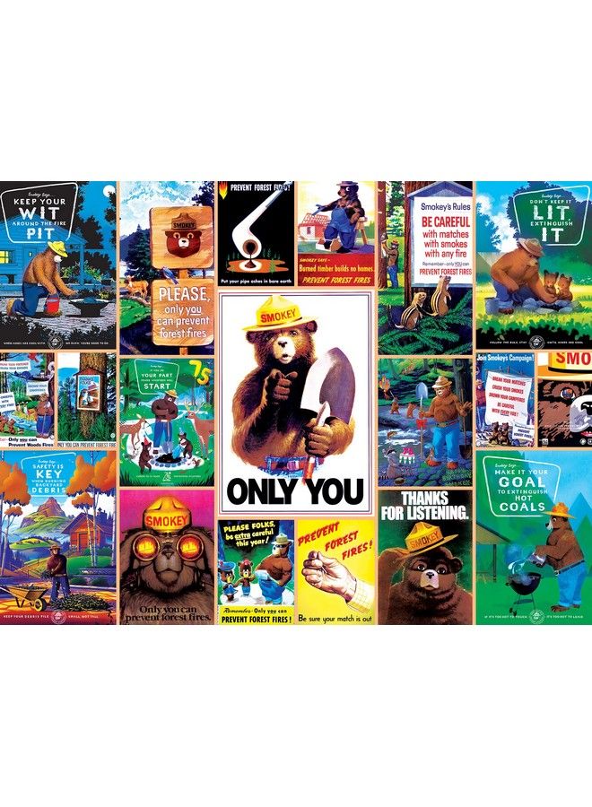 MasterPieces 550 Piece Jigsaw Puzzle For Adults Family Or Kids Smokey Bear 18"X24" - Image 3