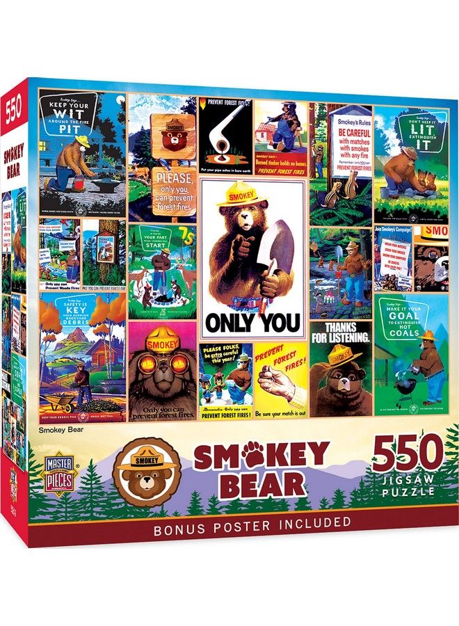 MasterPieces 550 Piece Jigsaw Puzzle For Adults Family Or Kids Smokey Bear 18"X24" - Image 2