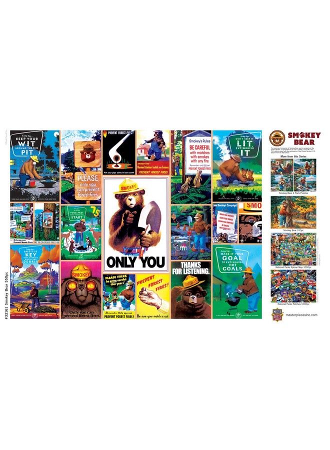 MasterPieces 550 Piece Jigsaw Puzzle For Adults Family Or Kids Smokey Bear 18"X24" - Image 5