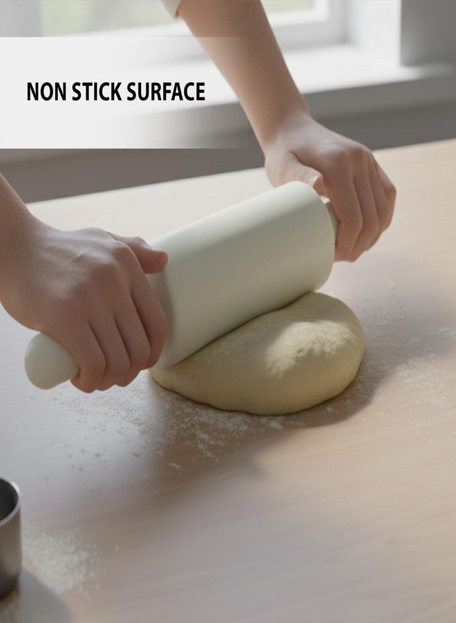 HS WORLD OF HORECA ESSENTIALS HS Rolling Pin, 16-Inch Dough Roller for Baking Pizza, Pies, Pastry and Cookies, Ergonomic Handles, Kitchen Essential - Image 5