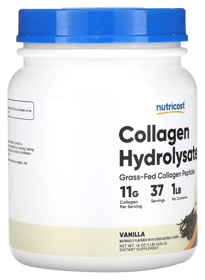 Nutricost Collagen Hydrolysate Vanilla 16 oz (454 g) - Image 2