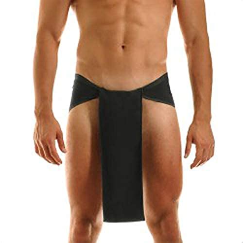 AnNafi® Langot Mens Traditional Indian Langoti | Supporter Loincloth Cotton Langot Mens Underwear | Underpants Black & Cream| Indian Underwear For Wrestlers & Fighters | Ease & Comfort (BLACK, 2) - Image 1