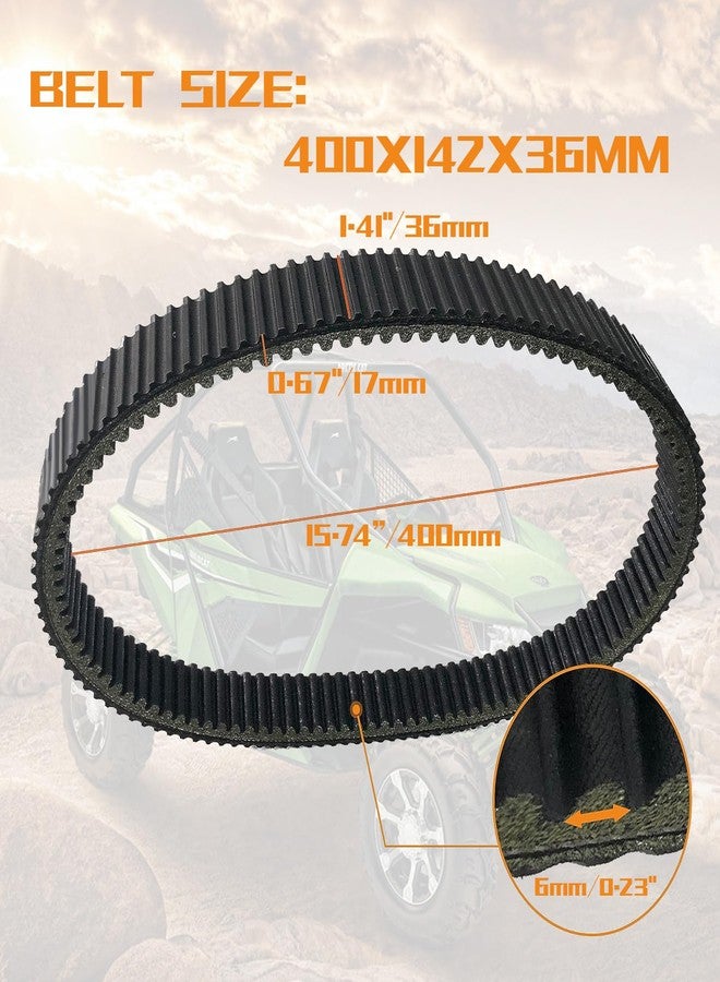 KARSEE Drive Belt 0823-496 Compatible with Arctic Cat Wildcat 1000 X 4X 2013-2019 0823-391 - Image 5