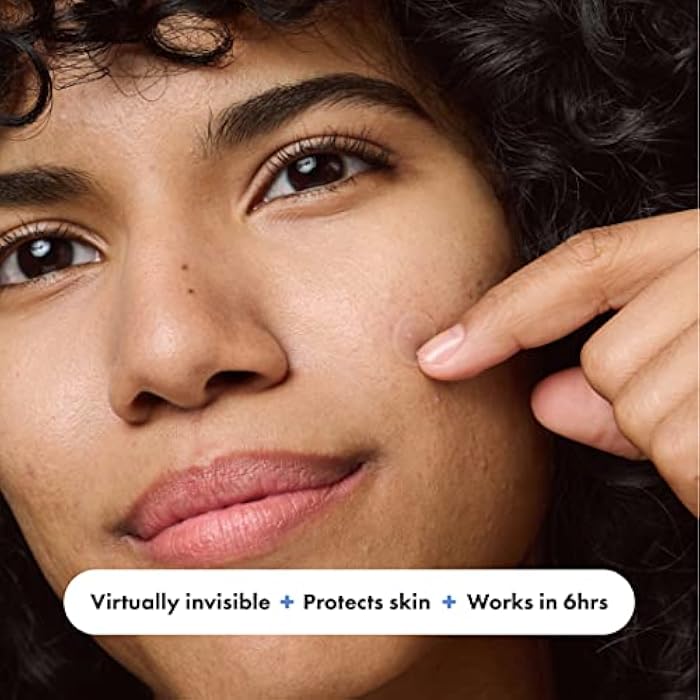 Mighty Patch™ Invisible+ Patch - Daytime Hydrocolloid Acne Pimple Patches for Covering Zits and Blemishes, Ultra Thin Spot Stickers for Face and Skin (24 Medium and 15 Small Patches) - Image 3