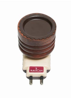 AURA Auracam Camphor Burner/Essential Oil Diffuser/Electric Diffuser for Home, Office (Pack of 1) Wood  - Image 5