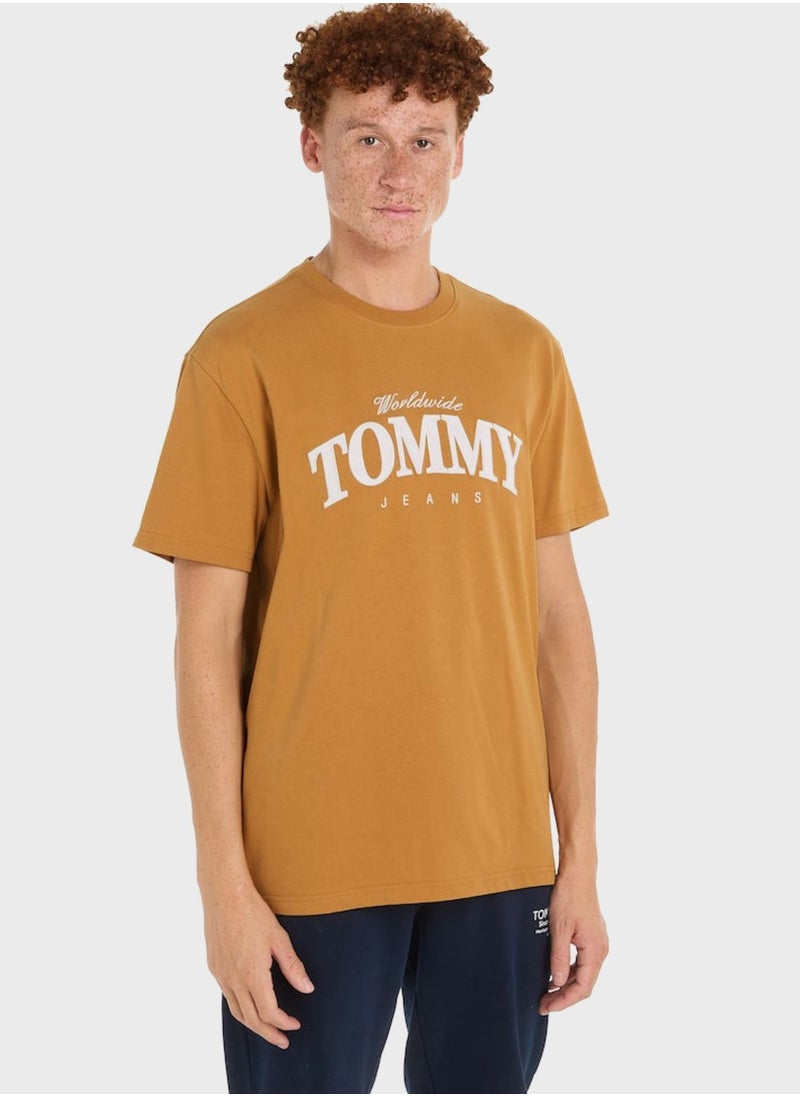 TOMMY JEANS - Logo Crew Neck T-Shirt - Image 1
