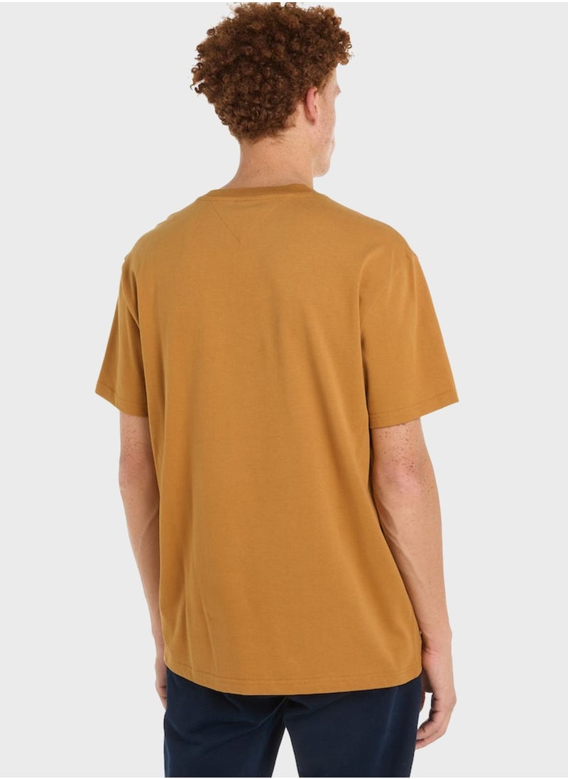 TOMMY JEANS - Logo Crew Neck T-Shirt - Image 1