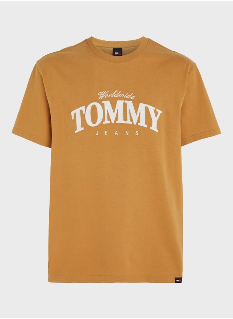 TOMMY JEANS - Logo Crew Neck T-Shirt - Image 1