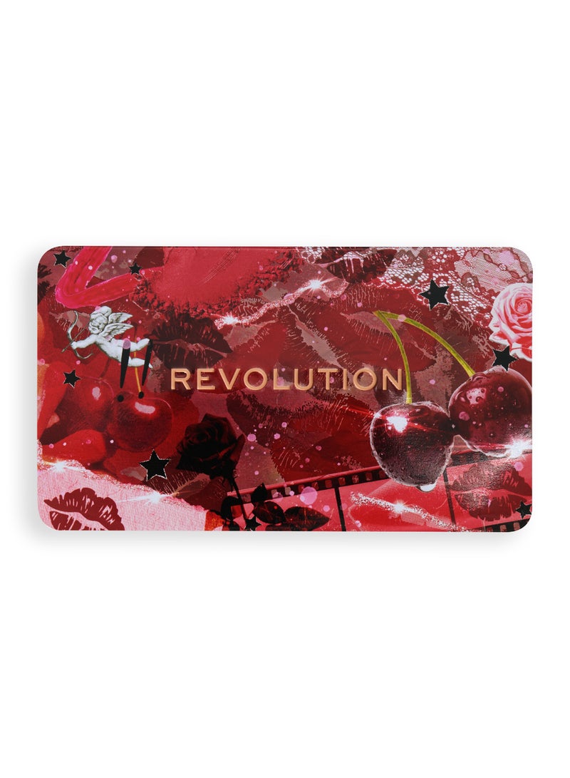 REVOLUTION Makeup Revolution Forever Flawless Eyeshadow Palette – Cherry Rebel - Image 1