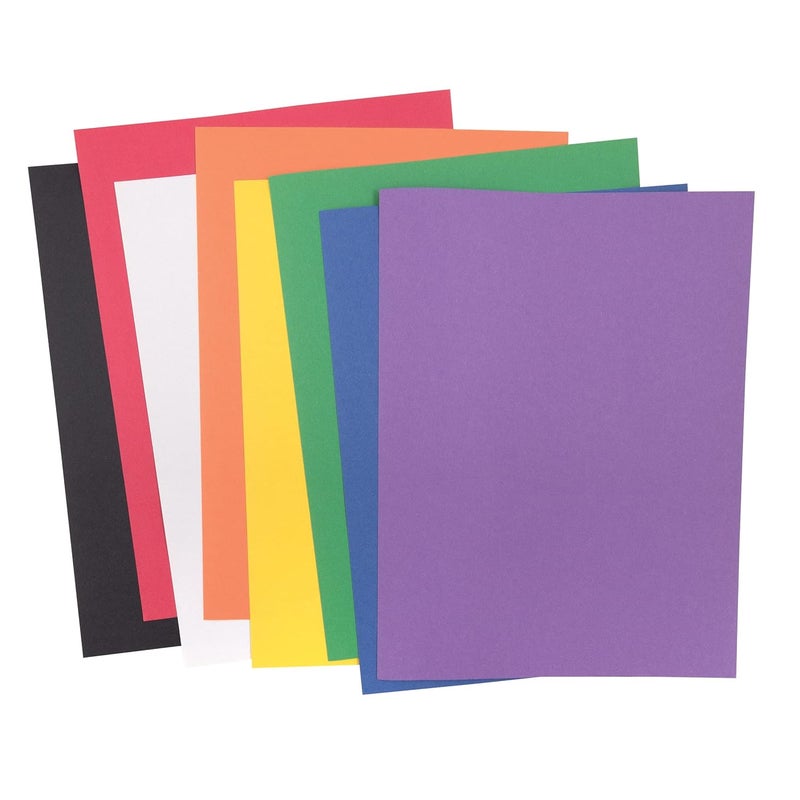 Prang (Formerly SunWorks) Medium Weight Construction Paper Pad, 8 Assorted Colors, 9" x 12", 48 Sheets - Image 2