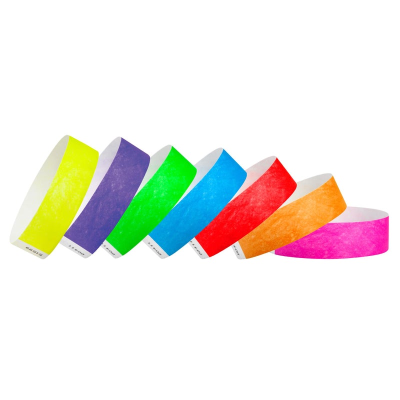 Wristco 700 WristCo Tyvek Wristbands for Events, 7-Color Variety Pack â€“ Tamper-Proof Design Prevents Reuse â€“ Premium-Grade Bracelets for Hospital & Medical ID, Party, VIP Identification - Image 1