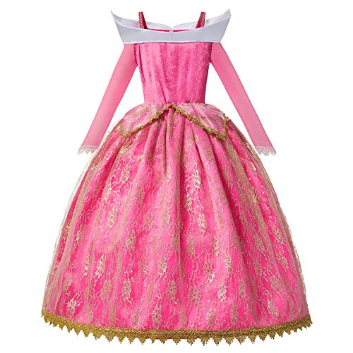 TYHTYM Princess Aurora Costumes Little Girls Sleeping Beauty Dress Up Cosplay Halloween Christmas - Image 2