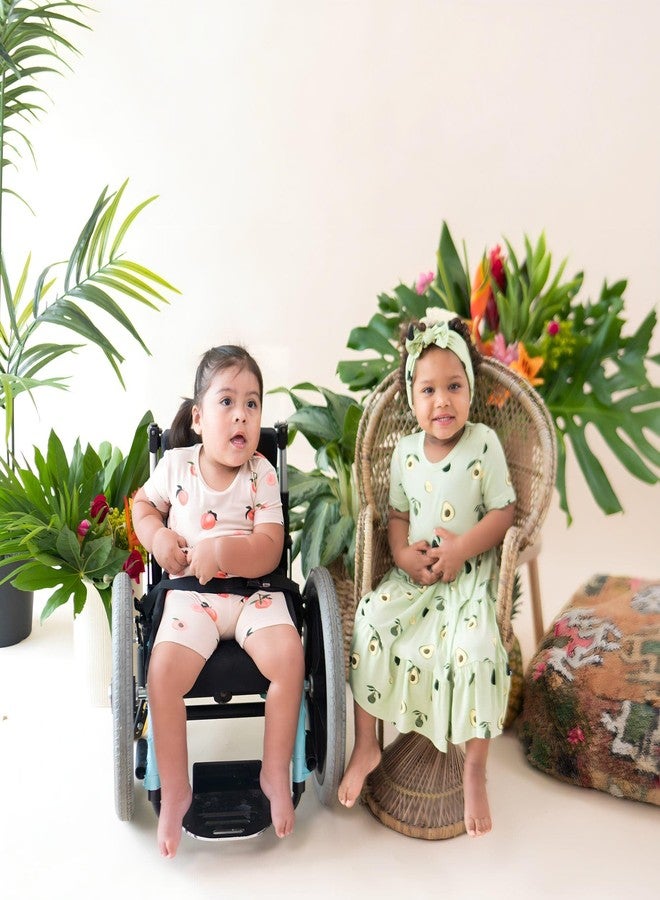 KYTE BABY Toddler Short Sleeve Pajama Set - Pjs for Toddlers Made of Soft Rayon Made From Bamboo Material, (18-24 Months, Peach) - Image 3