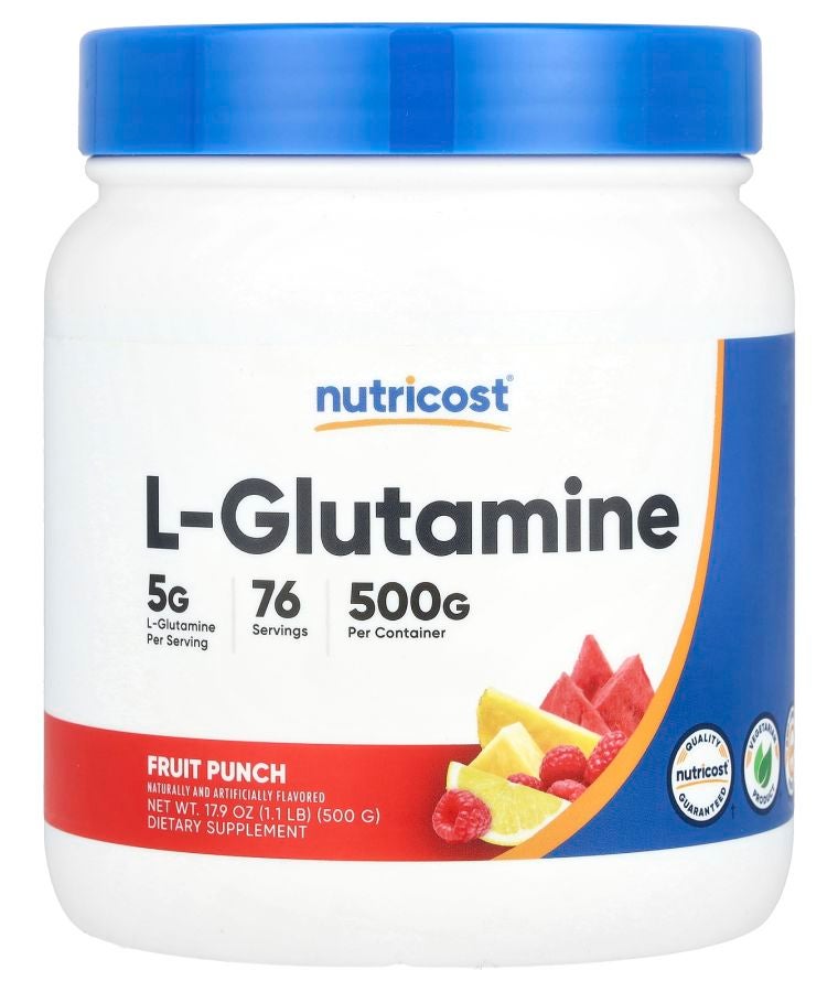 L-Glutamine Fruit Punch  17.9 oz (500 g)