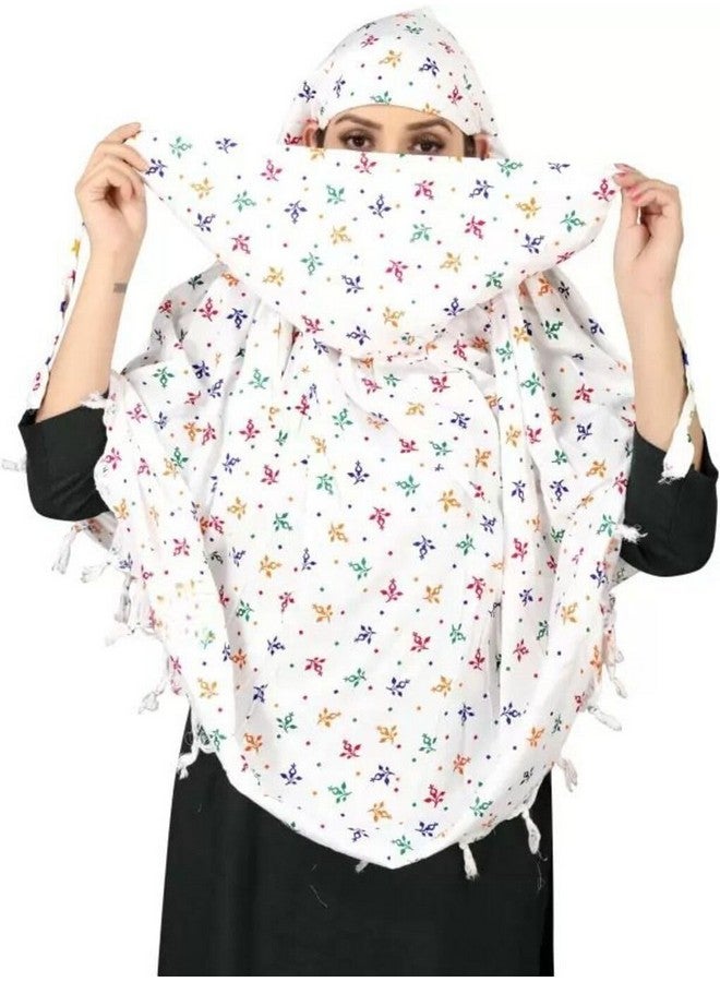 Readaeer READAEER Handmade Cotton Scarf for Women - Stylish, Hand-Printed, and Comfortable Wrap, Perfect for Everyday Fashion and Special Occasions (FOOL PATI SCARF)  - Image 3