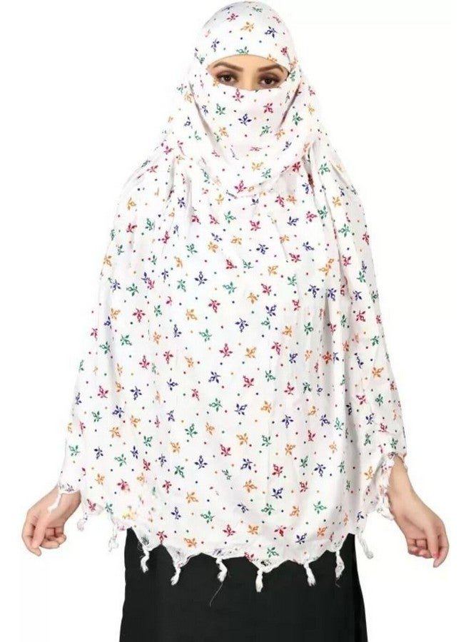 Readaeer READAEER Handmade Cotton Scarf for Women - Stylish, Hand-Printed, and Comfortable Wrap, Perfect for Everyday Fashion and Special Occasions (FOOL PATI SCARF)  - Image 1