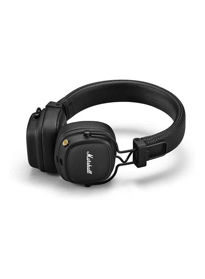 Marshall Major IV Foldable Bluetooth Wired/Wireless 80+ Hours of Playtime Headphones Black - Image 3