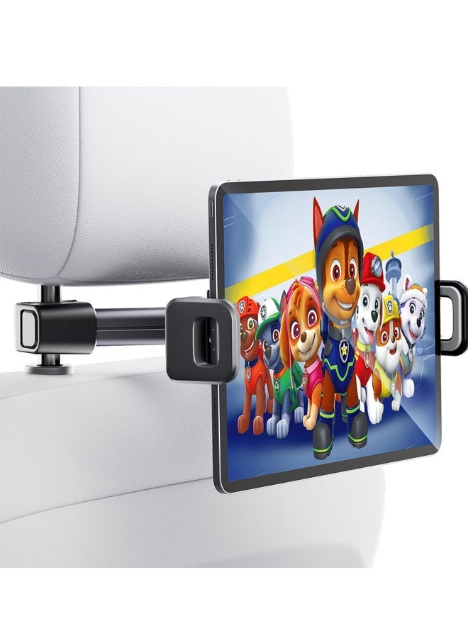 Car Tablet Headrest Holder - Car Back Seat Headrest Tablet Mount Stand for Kids, Road Trip Essentials - Image 1