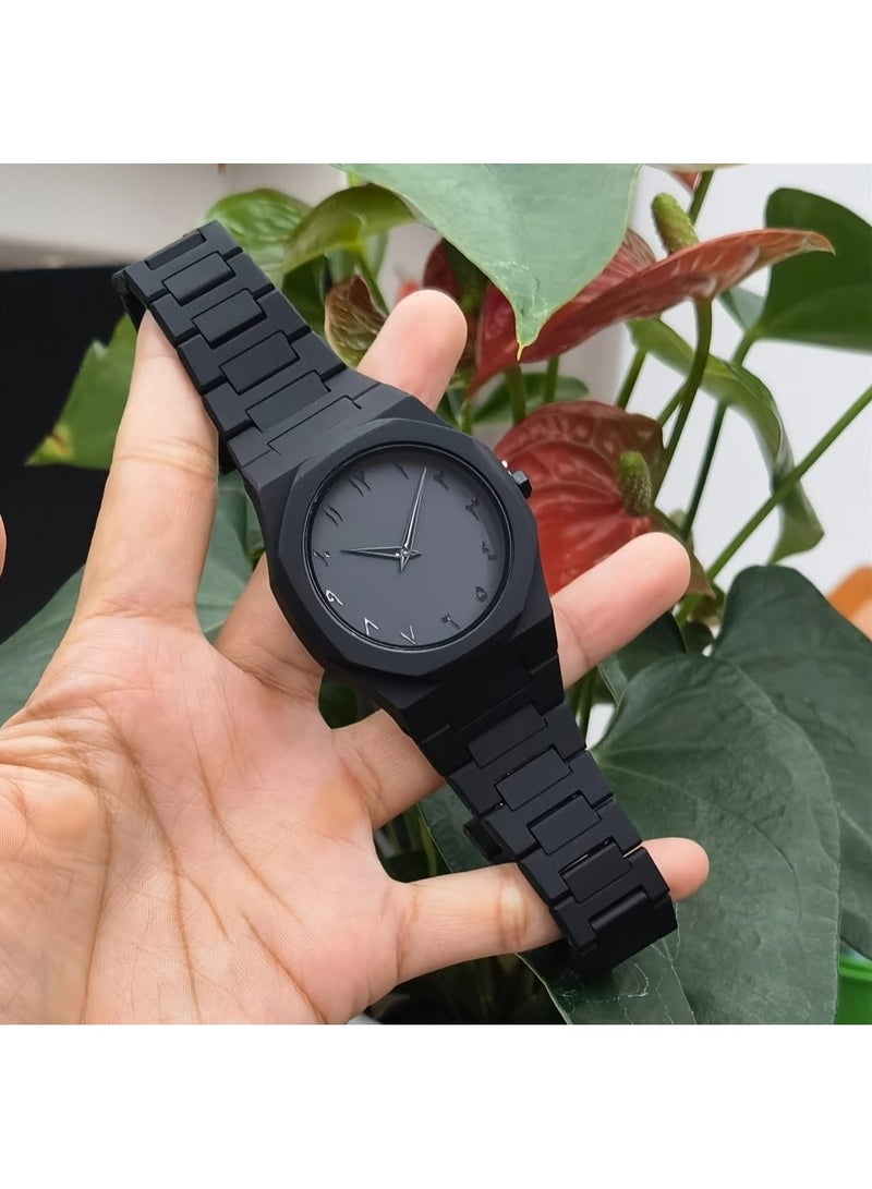 Rivoly Modern men's watch made of carbon fiber, waterproof, with a high-quality Japanese movement. - Image 2