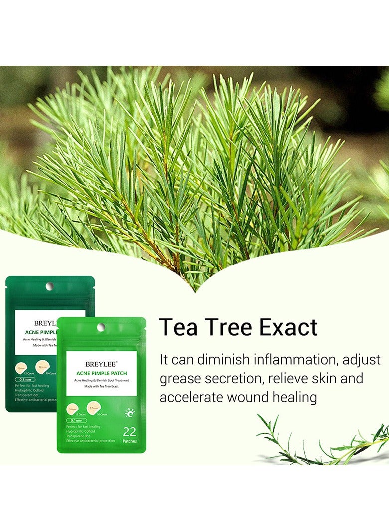 Breylee 2 pieces of clear acne patches for day and night use - Image 4