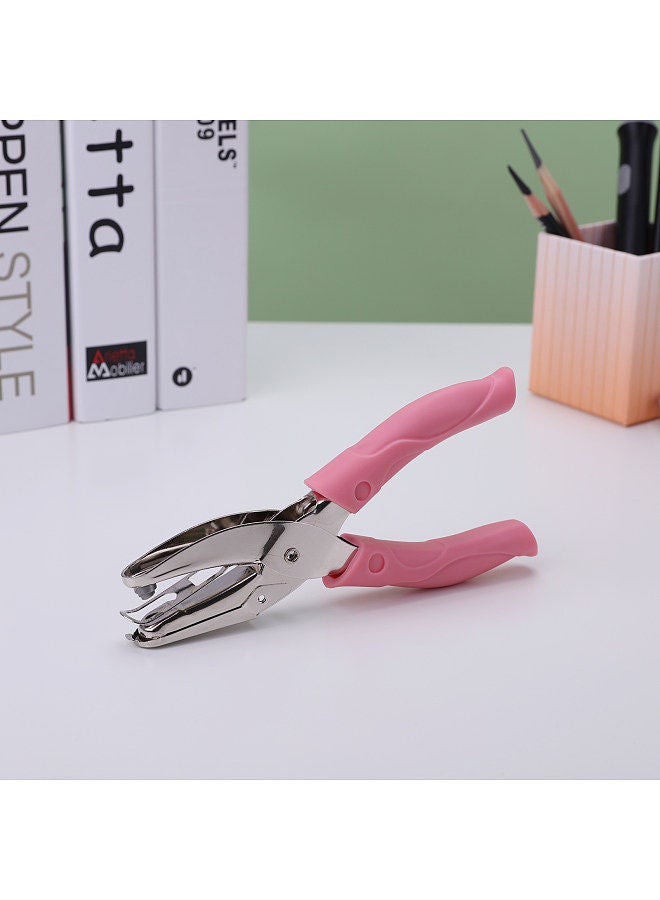 tenwin Handheld One-Hole Punch Single Hole Puncher Heavy Duty 8 Sheet Capacity for Binder Notebook Craft Paper Greeting Cards Scrapbook  - Image 2