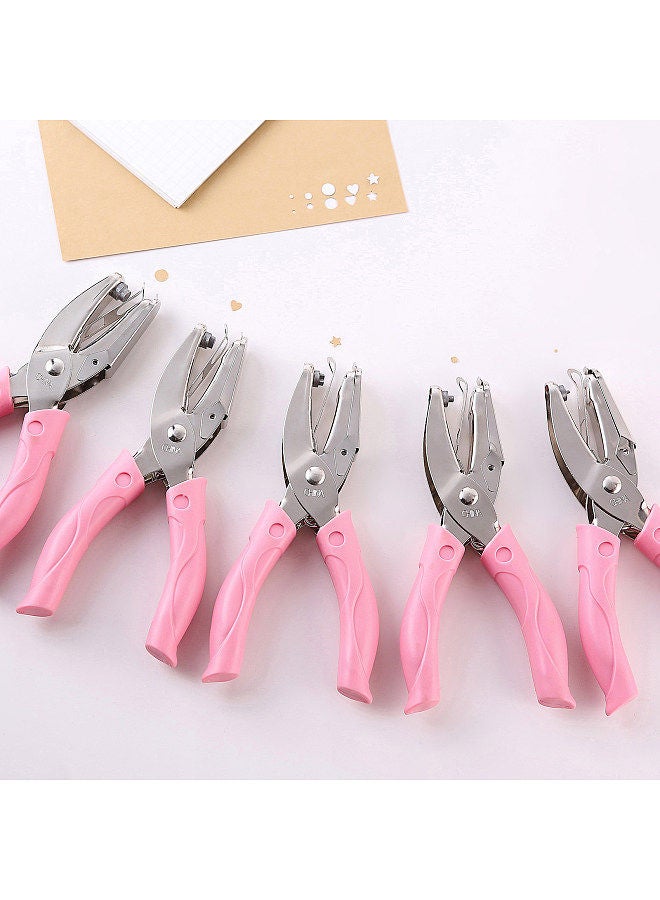 tenwin Handheld One-Hole Punch Single Hole Puncher Heavy Duty 8 Sheet Capacity for Binder Notebook Craft Paper Greeting Cards Scrapbook  - Image 4
