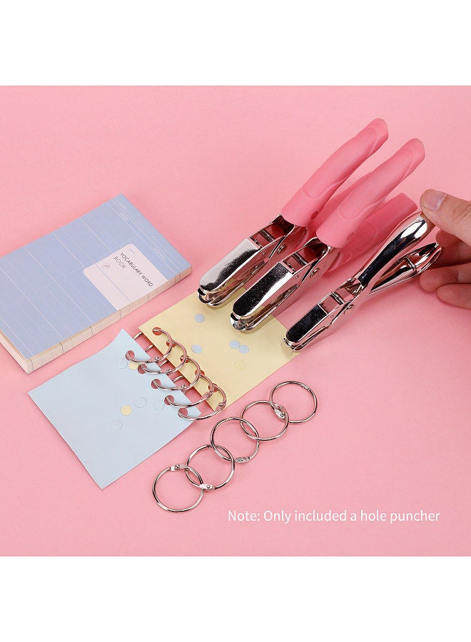 tenwin Handheld One-Hole Punch Single Hole Puncher Heavy Duty 8 Sheet Capacity for Binder Notebook Craft Paper Greeting Cards Scrapbook  - Image 3