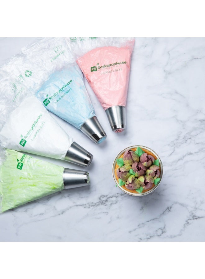 Restaurantware Russian Piping Tip, 1 Flower Cake Decor Piping Tip - #19, Corrosion-Resistant, Stainless Steel Decorating Tip For Frosting, Dishwashable, Decorate Cupcakes, Cakes, or Cookies - Image 3