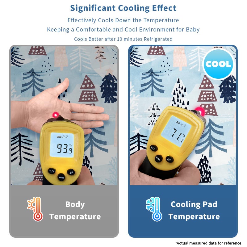 Yinbly Gel Car Seat Cooler Pad for Children,Summer Breathable Ice Stroller Cooler Mat,Multifunctional Baby Cooling Pad Suitable for Stroller, Baby Dining Chair, Child Safety Seat - Image 4