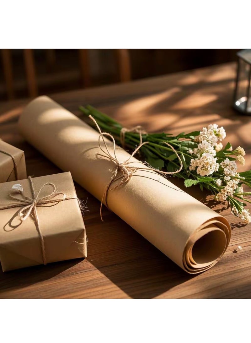 44cm Width Kraft Paper Wrapping Paper For Ramadan Eid Gift Packing Flower Parcel Package DIY Crafts - Image 4