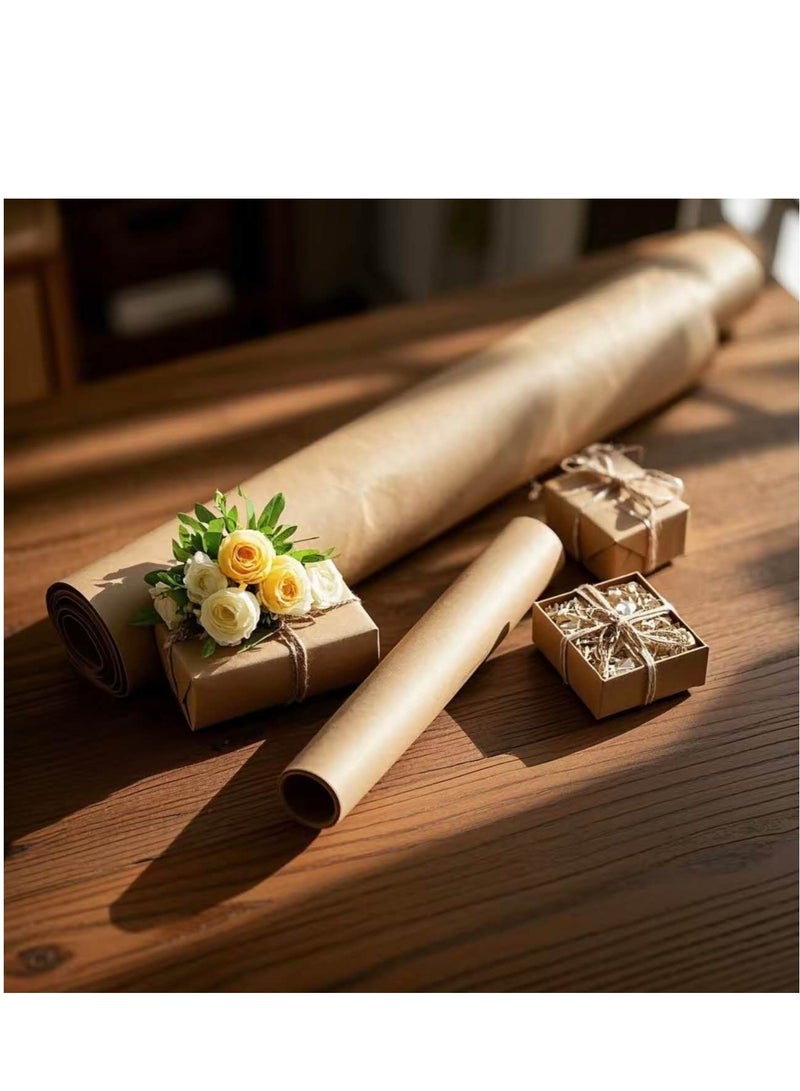 44cm Width Kraft Paper Wrapping Paper For Ramadan Eid Gift Packing Flower Parcel Package DIY Crafts - Image 1