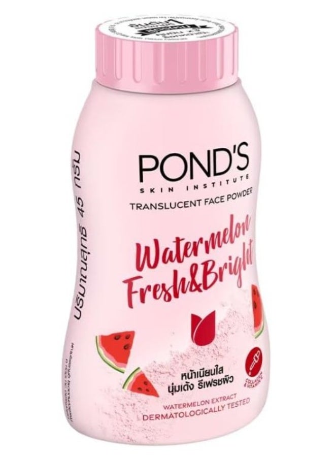 POND'S Watermelon Fresh & Bright Translucent Facial Powder - 50 Gm - Image 4