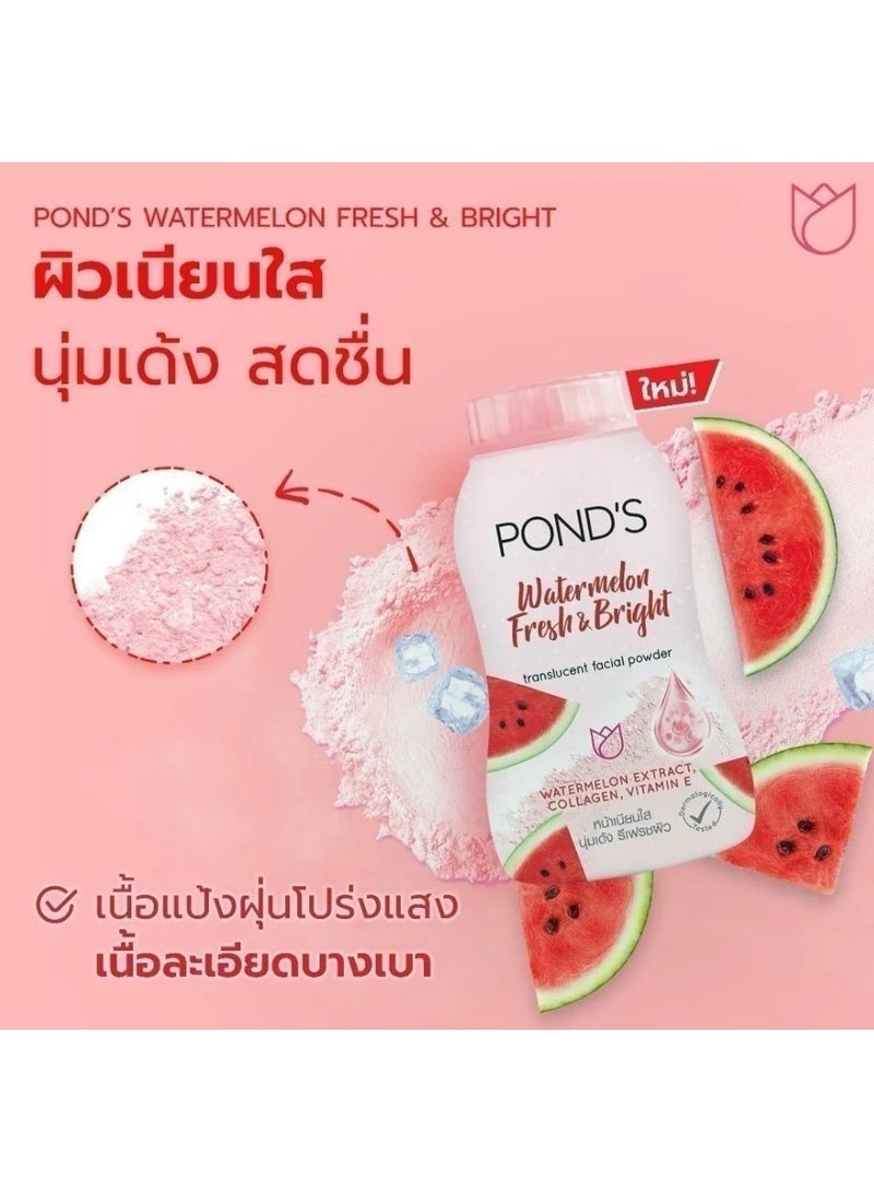 POND'S Watermelon Fresh & Bright Translucent Facial Powder - 50 Gm - Image 2