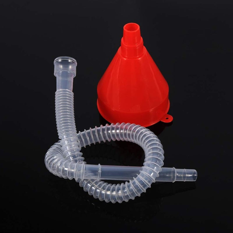 Funnel-Kink Free Long Tube for Gas Oil Liquid Coolant Transmission Engine Oil, Plastic Funnel Oil Funnel for Motorcycle, Cars, Car Engine Oil Funnel with Flexible Extension Hose - Image 5