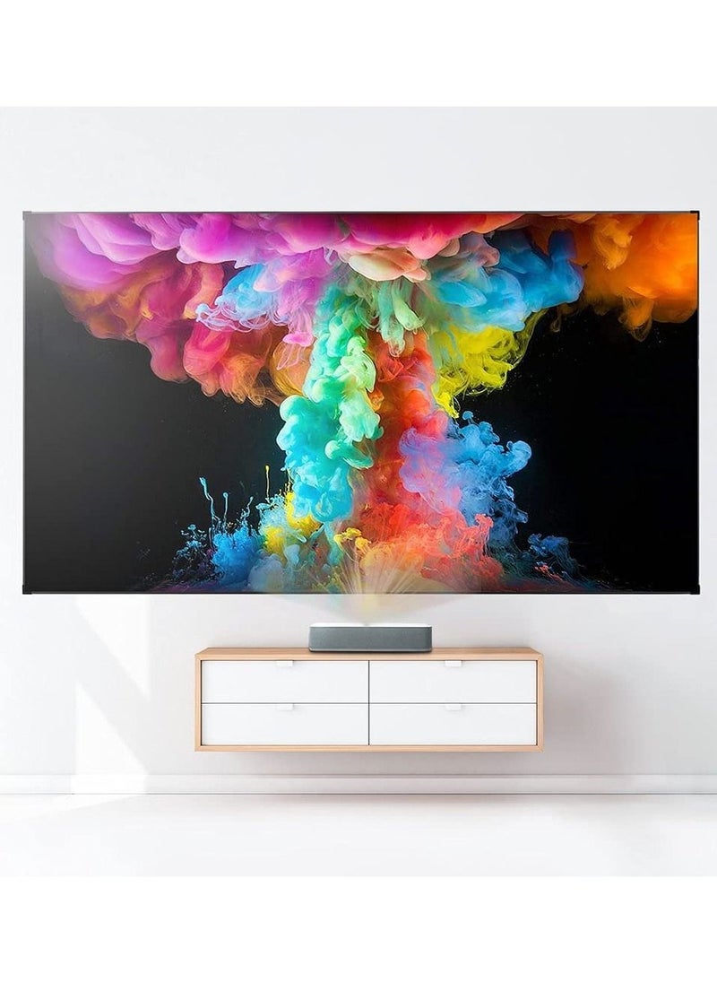 VAVA - ALR Projector Pro Screen 100 Inch 92% Ambient Light 4K UHD Resolution 160° Viewing Angle Home Cinema Movie Compatible With 4K/3D/HD Ultra Short Throw Laser Projector - Image 1