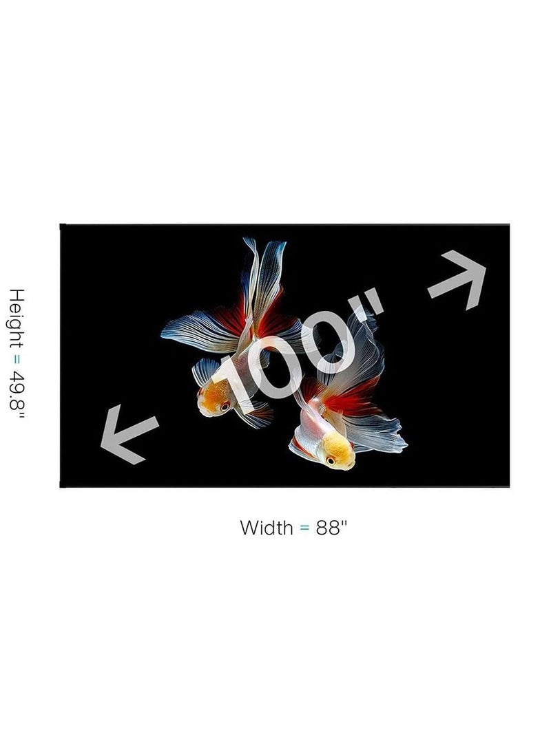 VAVA - ALR Projector Pro Screen 100 Inch 92% Ambient Light 4K UHD Resolution 160° Viewing Angle Home Cinema Movie Compatible With 4K/3D/HD Ultra Short Throw Laser Projector - Image 1