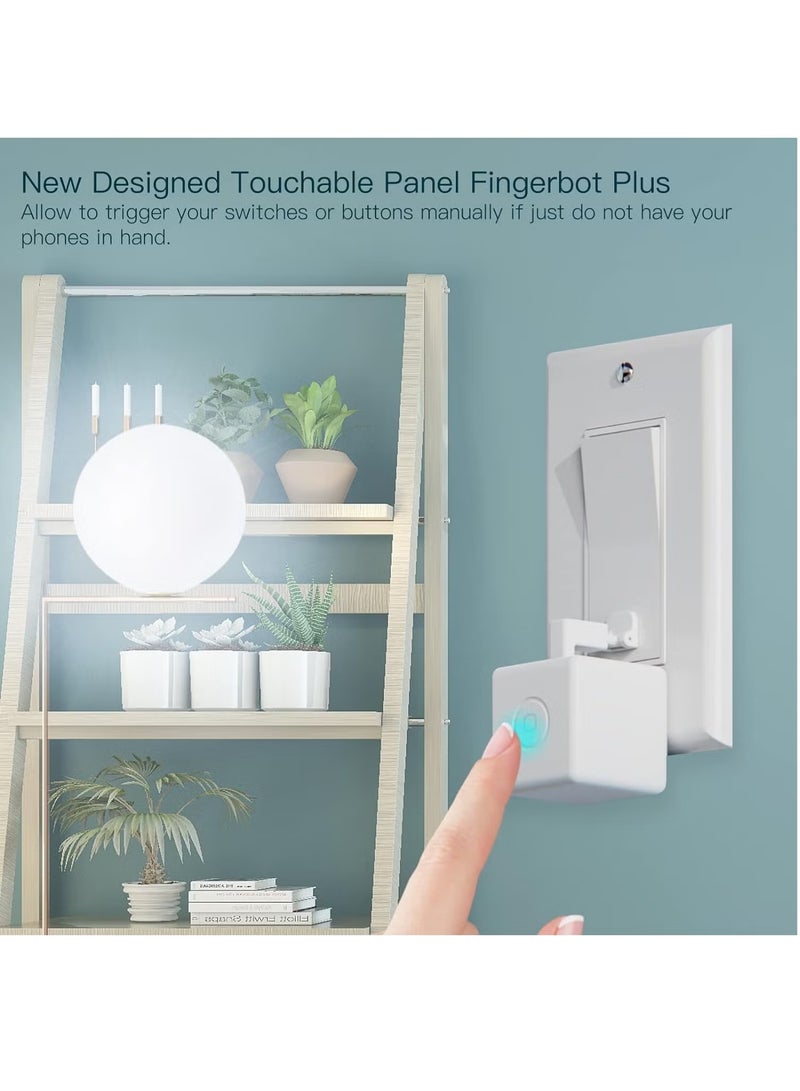 Fingerbot Smart Switch Button Pusher – No-Wiring Bluetooth App Control & Timer Function, Works with FingerBot Hub Mini for Expanded Smart Home Automation - Image 2