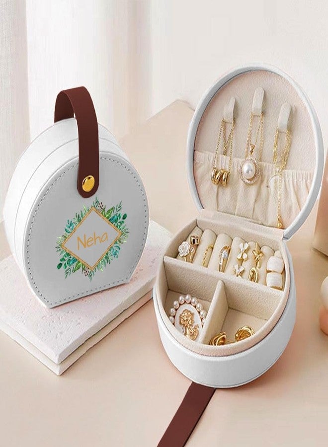 Nutcase Small Travel Jewelry Box – Custom Name Organizer for Rings, Earring & Necklaces - Image 2