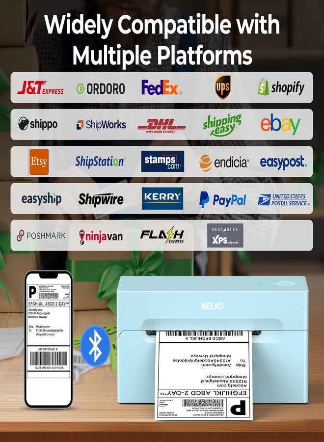 Nelko Bluetooth Thermal Shipping Label Printer - Image 5