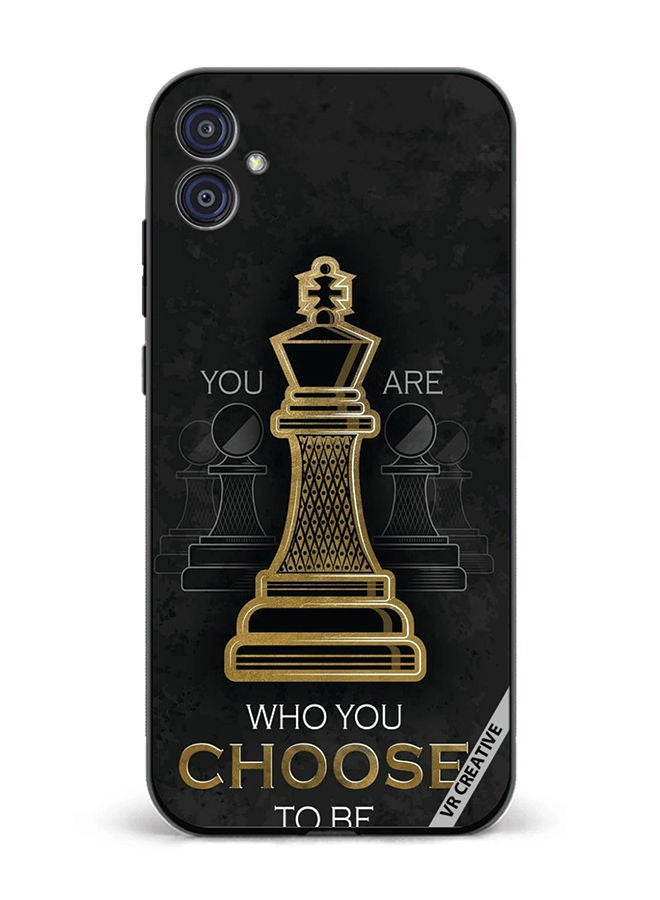 VR CREATIVE Protective Case Cover For Samsung Galaxy M04/F04 You Are Who You Choose To Be Design Multicolour - Image 1