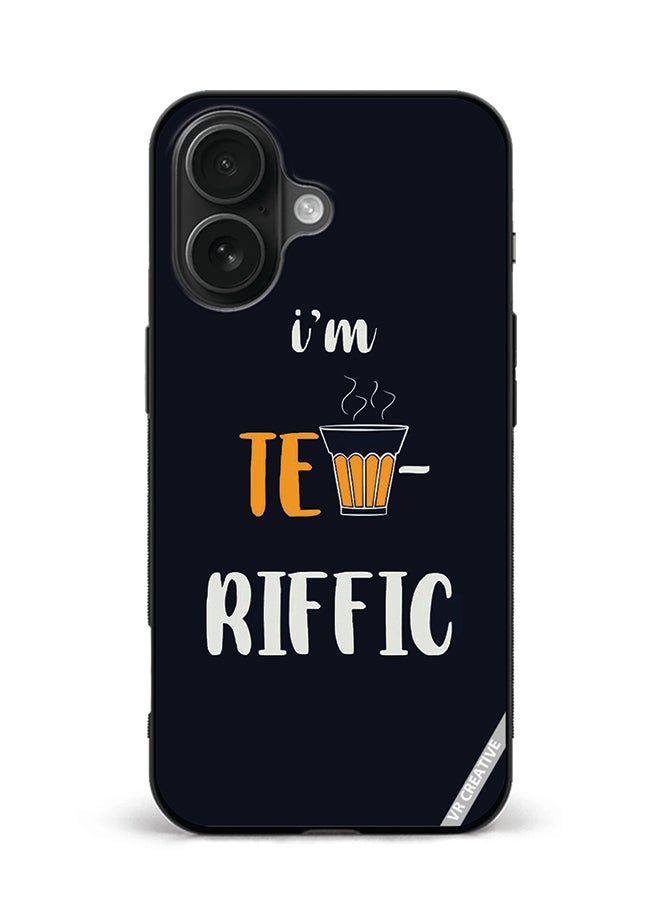 Protective Case Cover For Apple iPhone 16 I M Terrific Design Multicolour