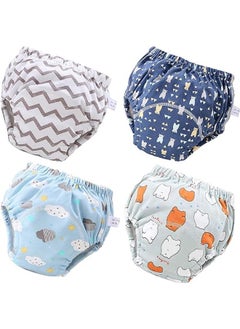 Beauenty 4 Pieces Training Pants Strong Absorbent Toddler Potty Training Underwear for Baby and Toddlers Unisex  - Image 1
