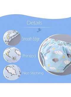 Beauenty 4 Pieces Training Pants Strong Absorbent Toddler Potty Training Underwear for Baby and Toddlers Unisex  - Image 5
