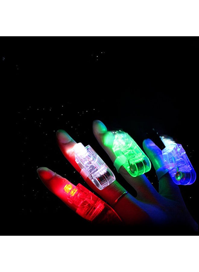 Finger Lights LED Luminous Toys Nightclub Concert Cheer Colorful Laser Flash Stall Supply Specials-Color:Red  - Image 3