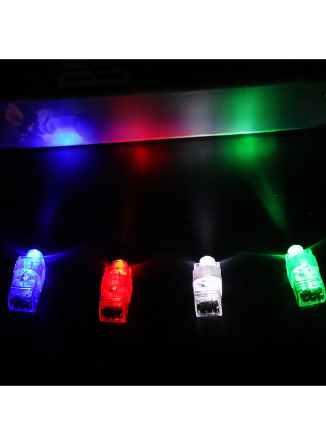 Finger Lights LED Luminous Toys Nightclub Concert Cheer Colorful Laser Flash Stall Supply Specials-Color:Red  - Image 4