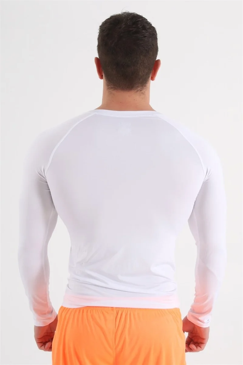 ديادورا Pro - Men's White Tight Cut Long Sleeve Underwear - 1140051