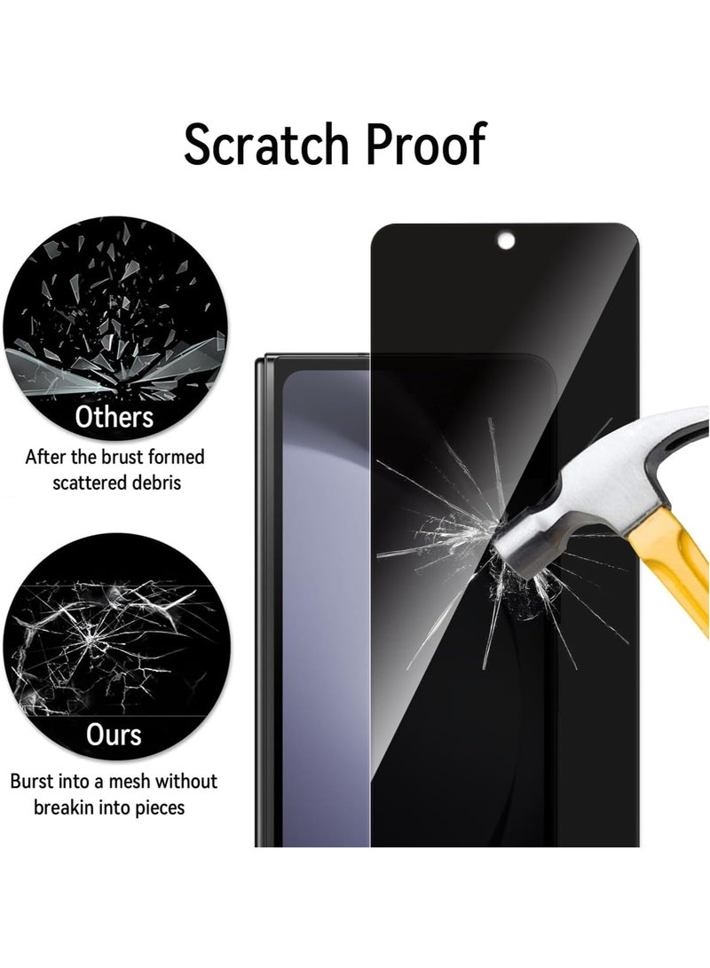 [2 Pack] Anti-Spy Privacy Tempered Glass Screen Protector For Samsung Galaxy Z fold 6  - Image 5