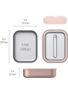 Bentgo Stainless Steel Leak Proof Lunch Box - Rose Gold  - Image 5