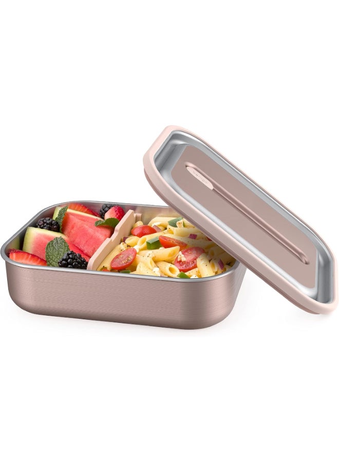 Stainless Steel Leak Proof Lunch Box - Rose Gold