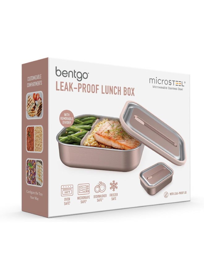 Stainless Steel Leak Proof Lunch Box - Rose Gold